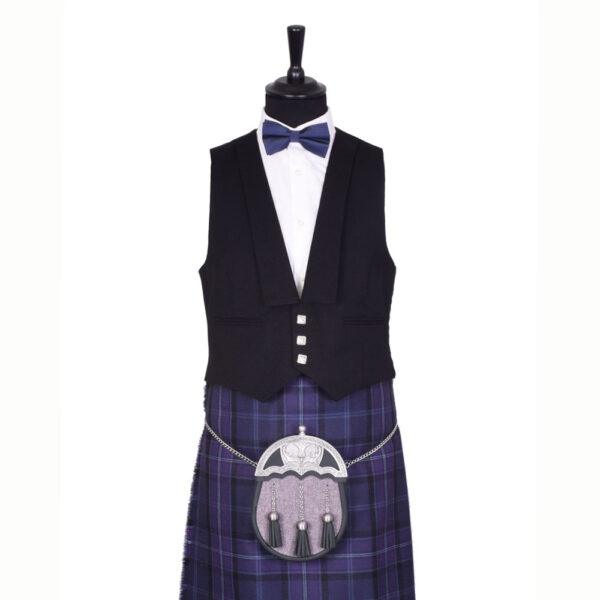 V-PCBK-Prince-Charlie-Vest Prince Charlie three-button evening waistcoat