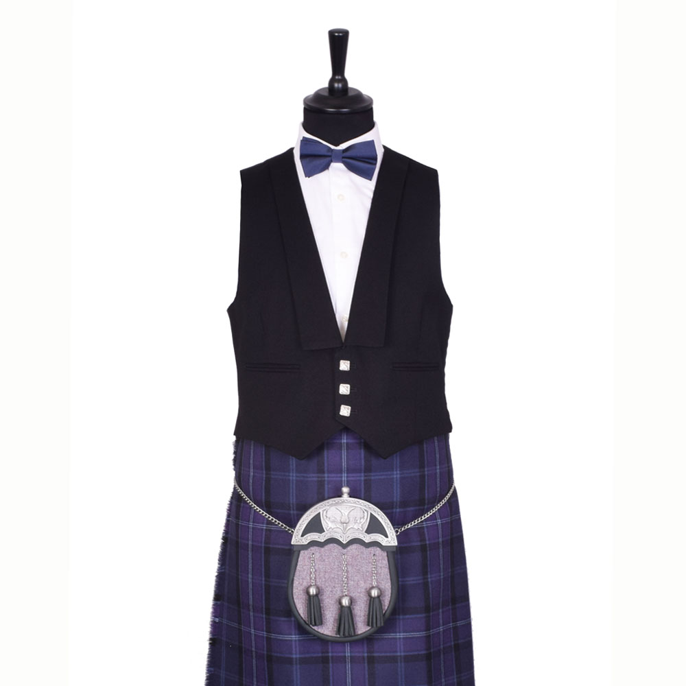 Prince Charlie three-button evening waistcoat