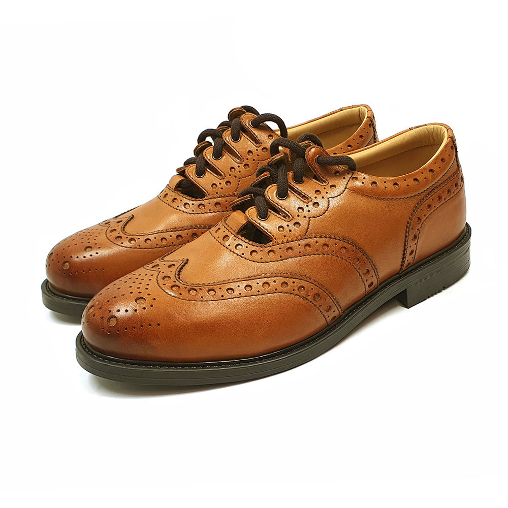 Campsie brown Ghillie brogue, view 3