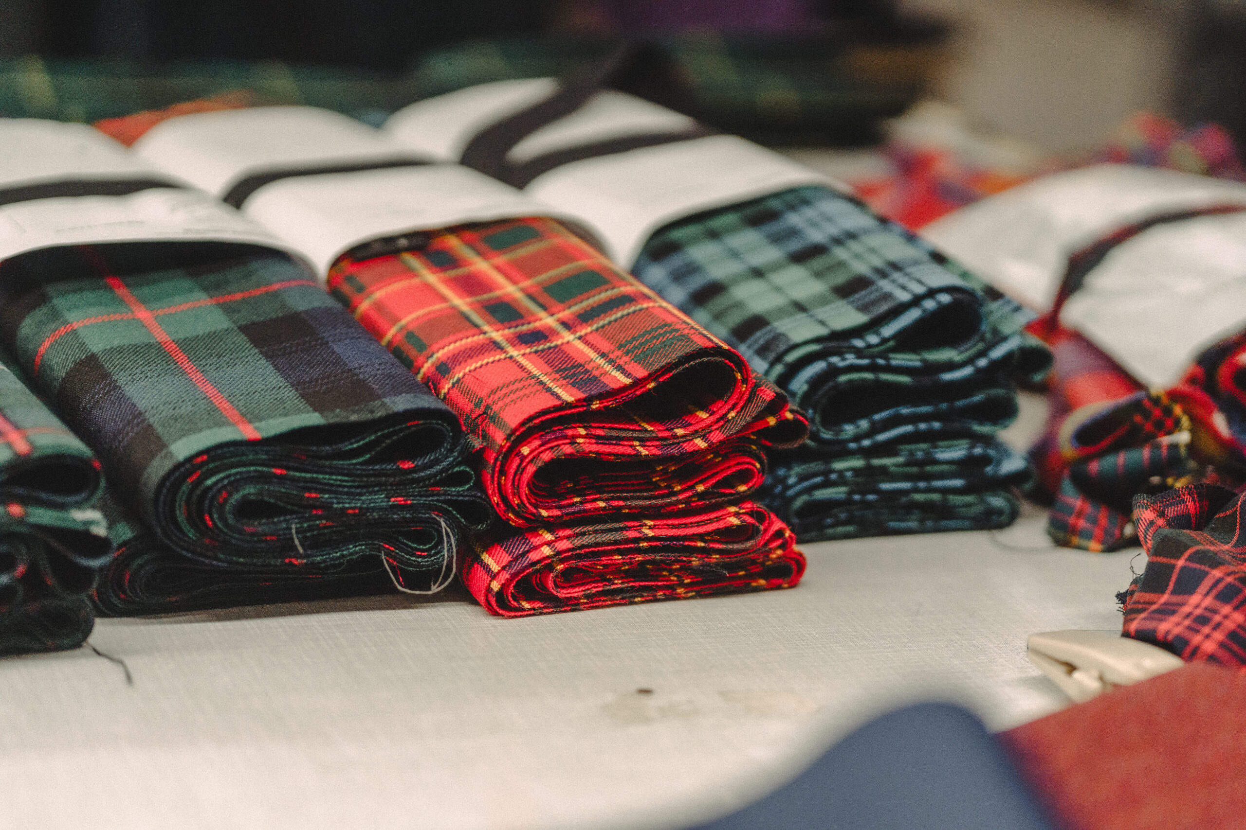Scottish tartan cloth in the Gaelic Themes collection