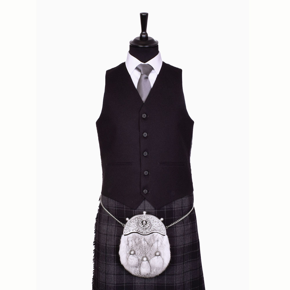 Braemar Black Arrochar waistcoat
