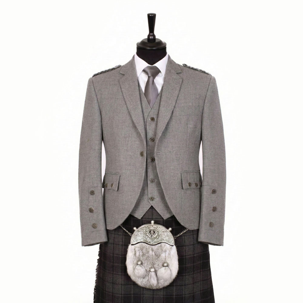 Braemar Light Grey Arrochar Tweed product image