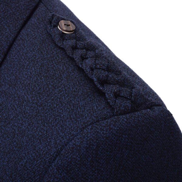 V-BRNA-Navy-Arrochar-Epaulettes Braemar Navy Arrochar Tweed epaulette detail