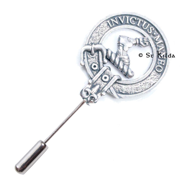 Armstrong clan crest lapel pin