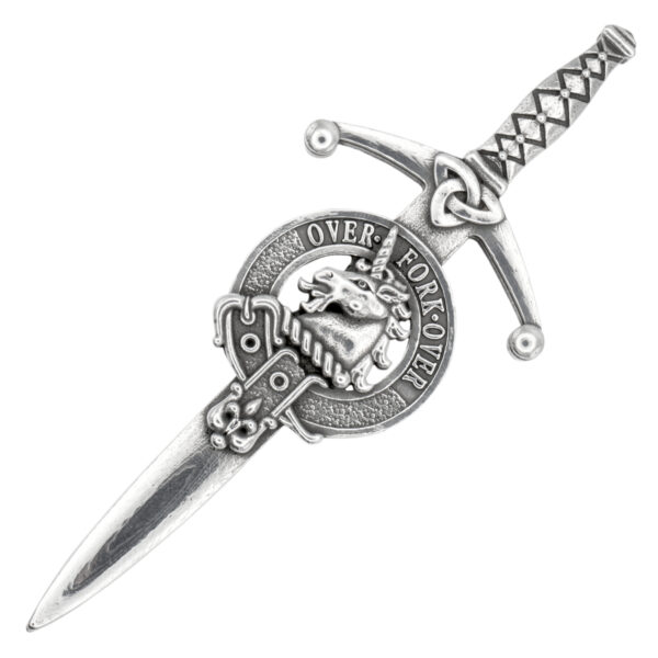 Cunningham clan crest kilt pin