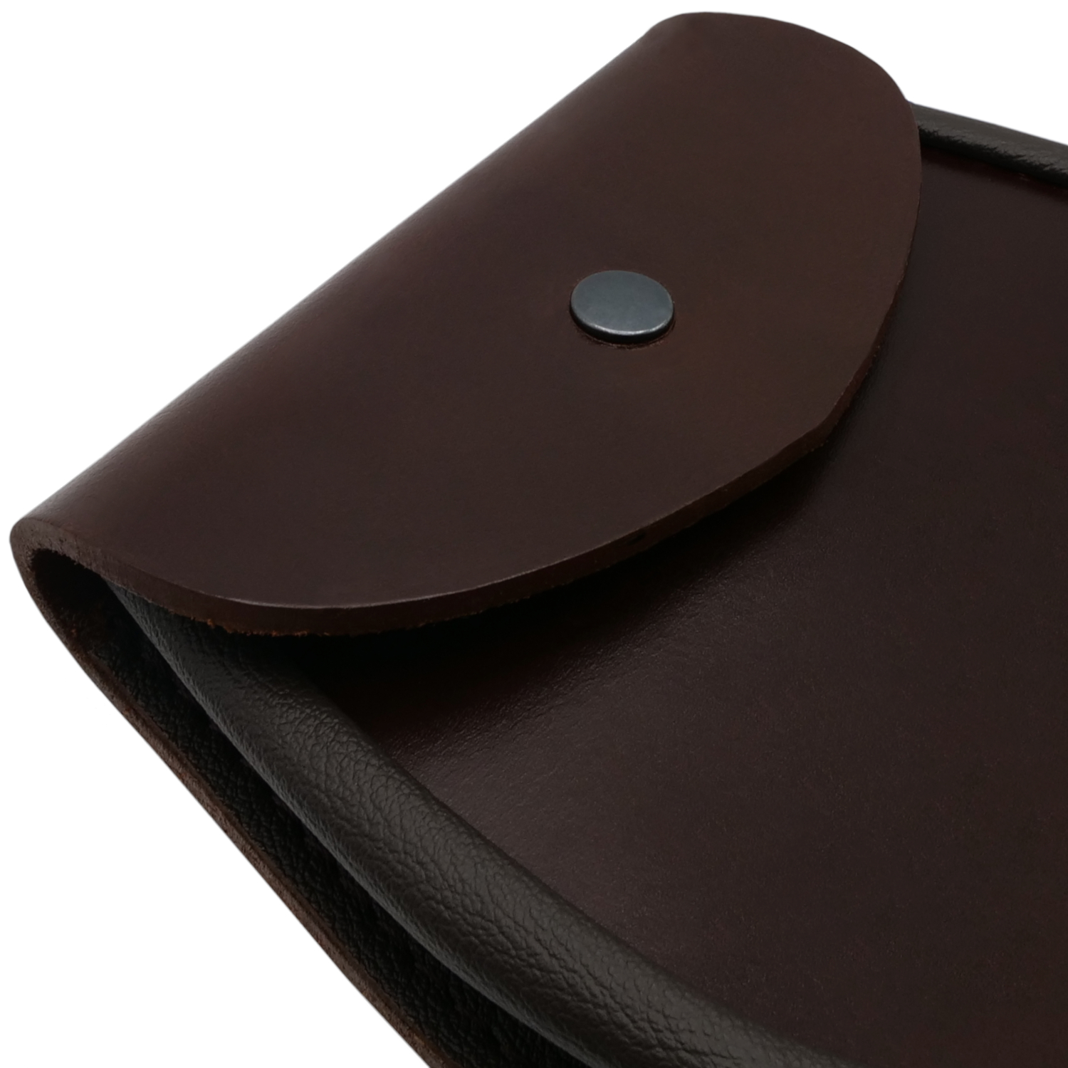 Rich brown leather day sporran, view 2