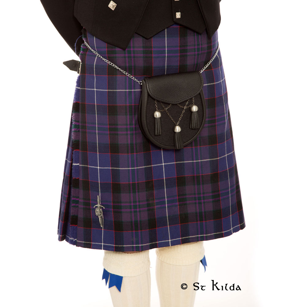 Five-yard casual tartan kilt