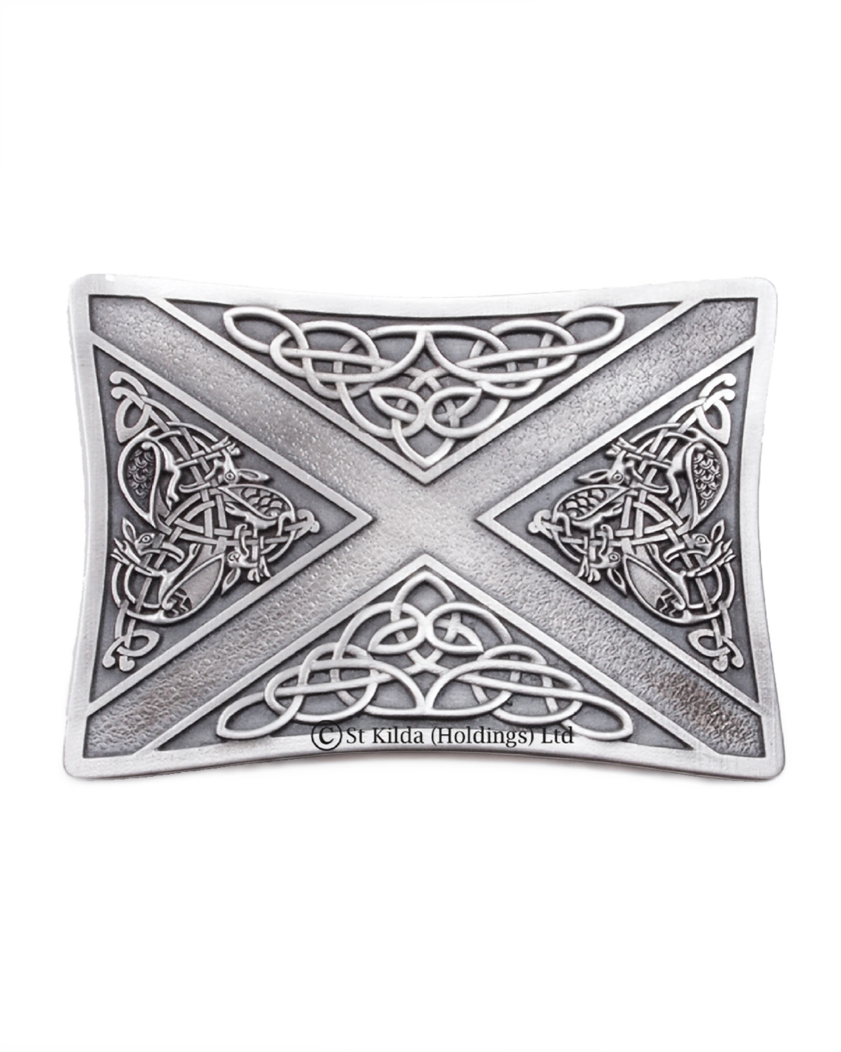 Celtic Saltire Belt Buckle