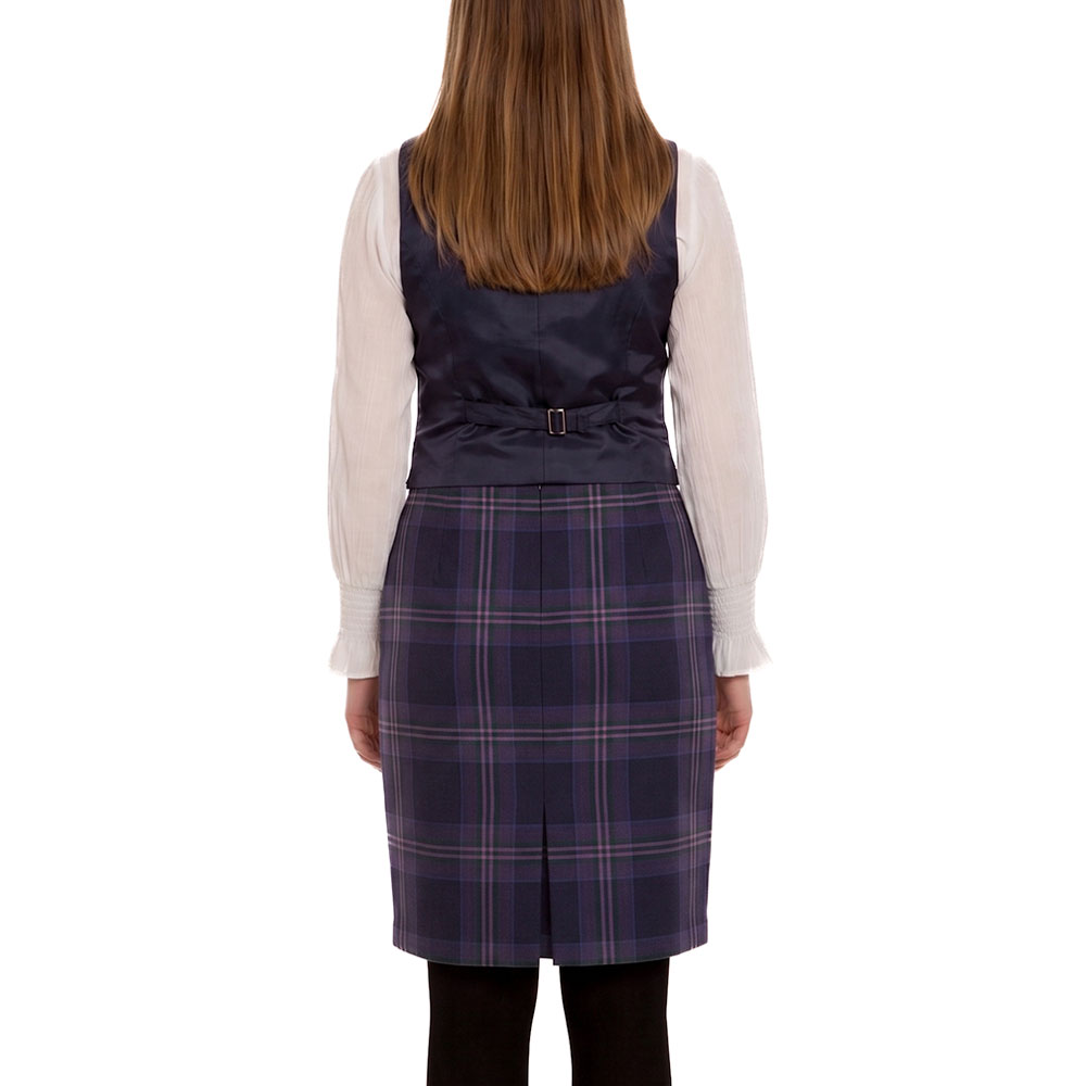 Tartan straight skirt, alternate view