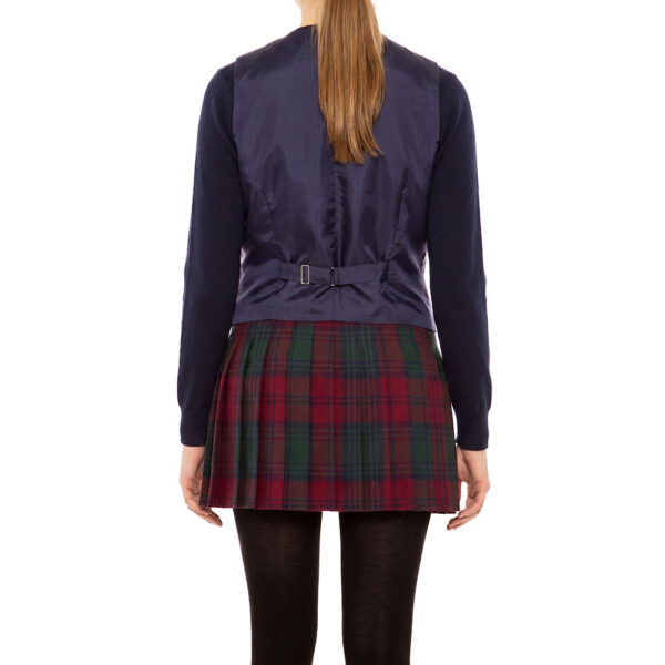 Tartan mini-kilt, alternate view