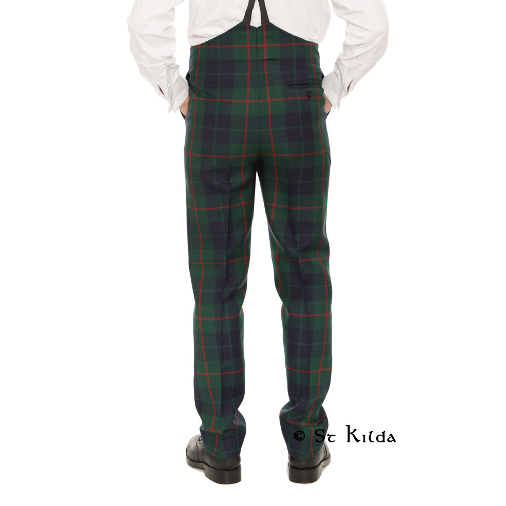 Fishtail tartan trews