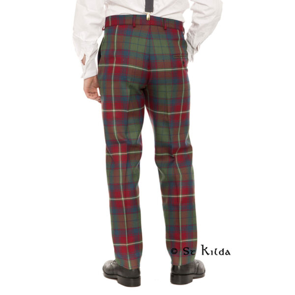 Trews-Standard-3 Standard tartan trews, rear view