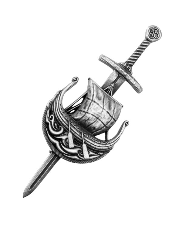Birlinn West Highland galley kilt pin