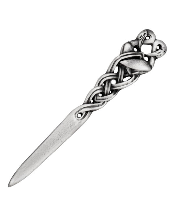 Book of Kells interlaced wading birds kilt pin
