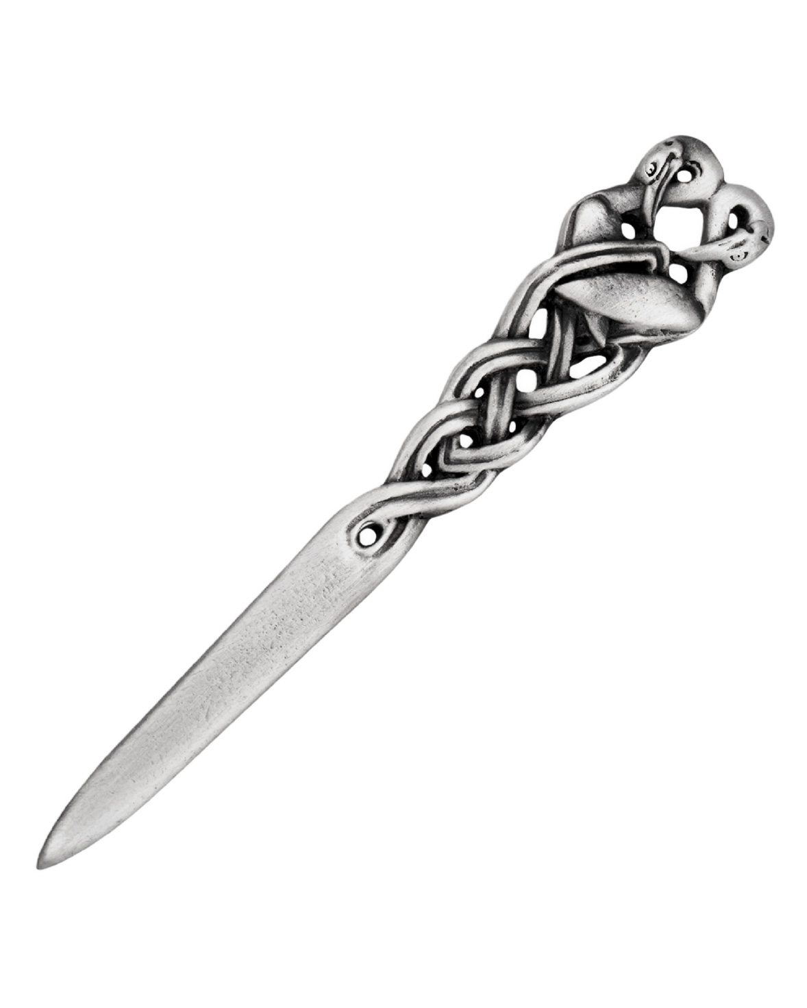 Book of Kells interlaced wading birds kilt pin