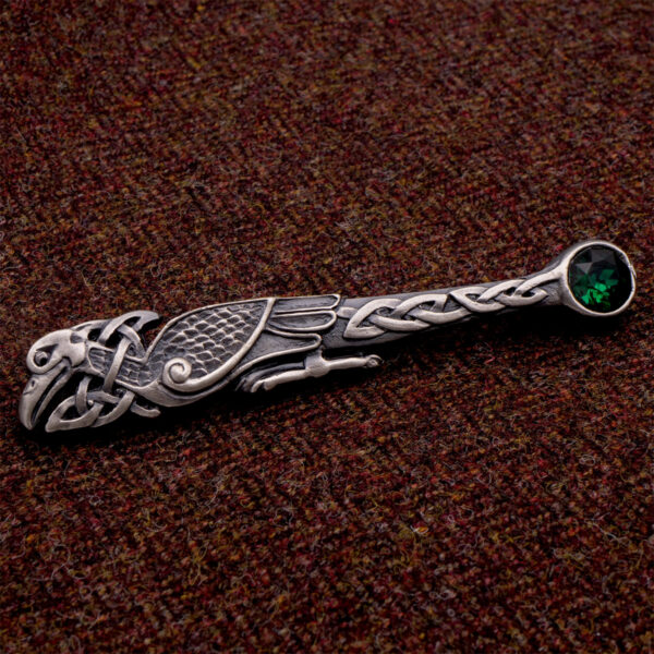 Book-of-Kells-Wading-Bird-Kiltpin-4-4 Book of Kells wading bird kilt pin, square product view