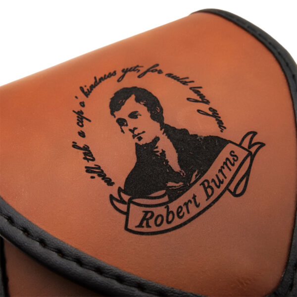 Burns-Day-Sporran-4-4 Robert Burns brown day sporran, view 2
