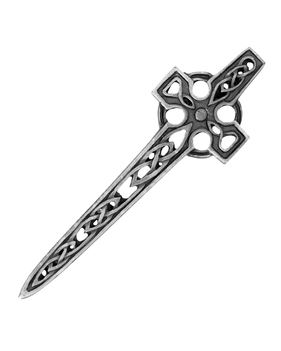 Celtic Cross kilt pin