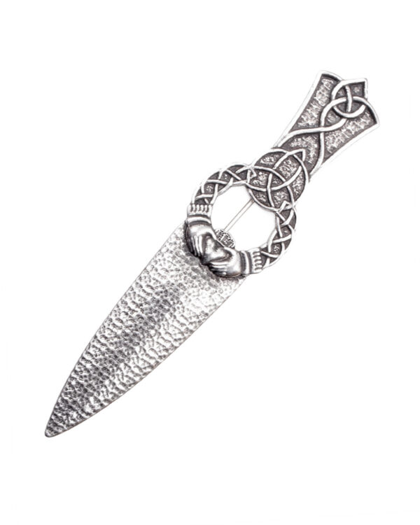 Claddagh Knot kilt pin