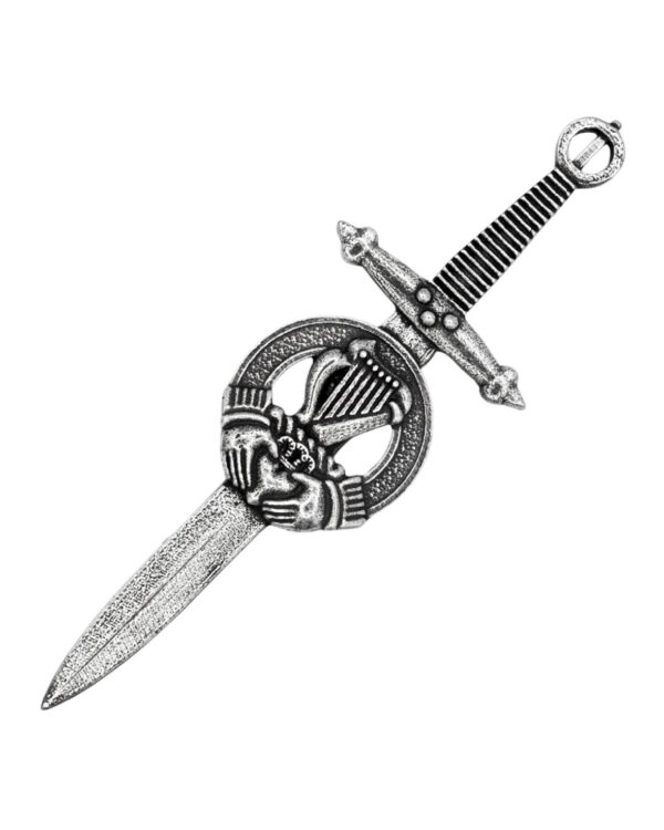 Irish harp kilt pin