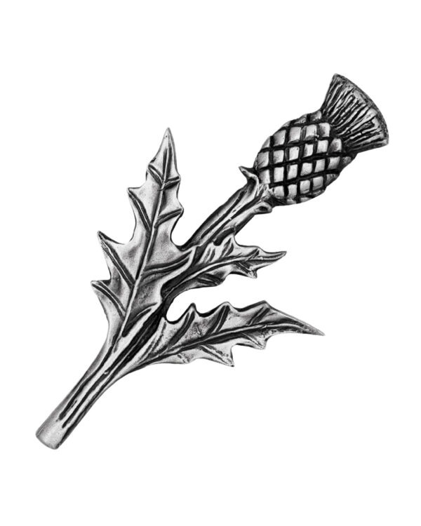 Flower of Scotland thistle kilt pin