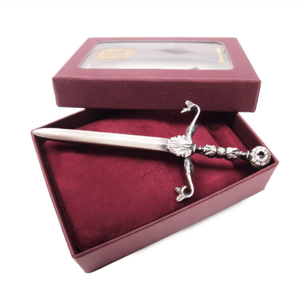 Scottish Sword of State kilt pin, square product view