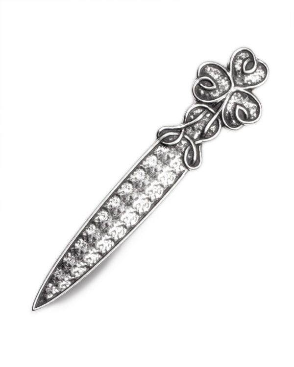 Shamrock Knot kilt pin