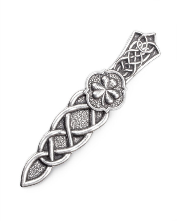 Shamrock Twist kilt pin