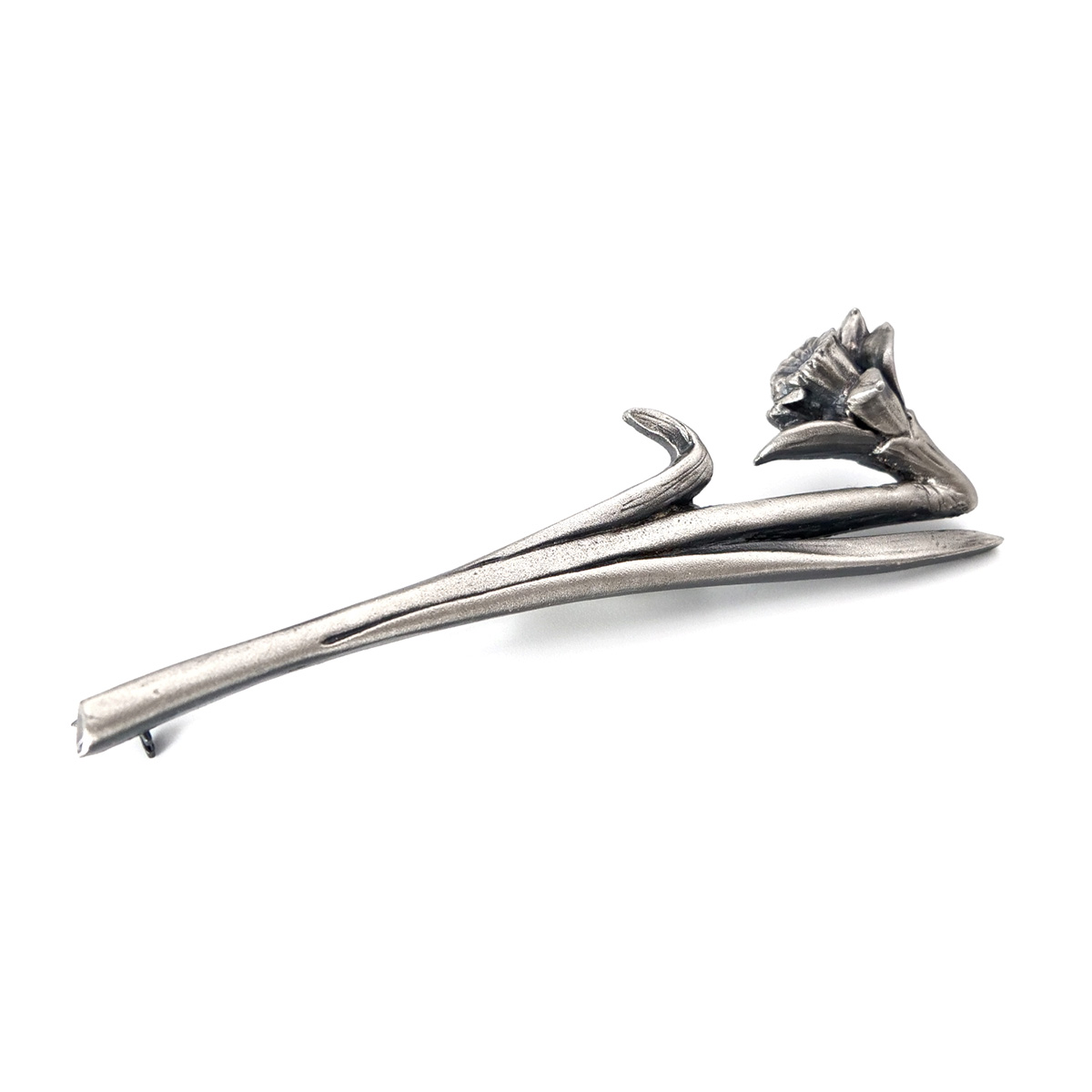 Welsh daffodil kilt pin, square product view