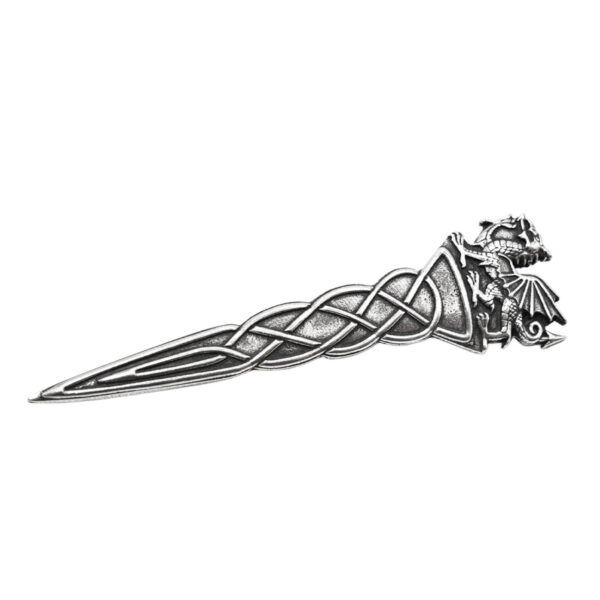 Welsh-Dragon-Kiltpin-4-4 Welsh dragon kilt pin, square product view