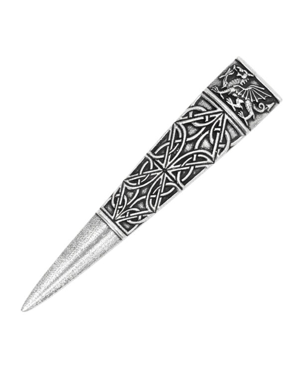Welsh dragon's tooth kilt pin