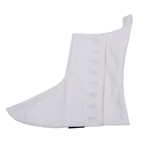 White spats, front view