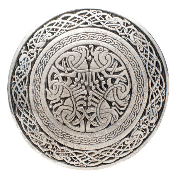 Celtic Bird Circular Belt Buckle