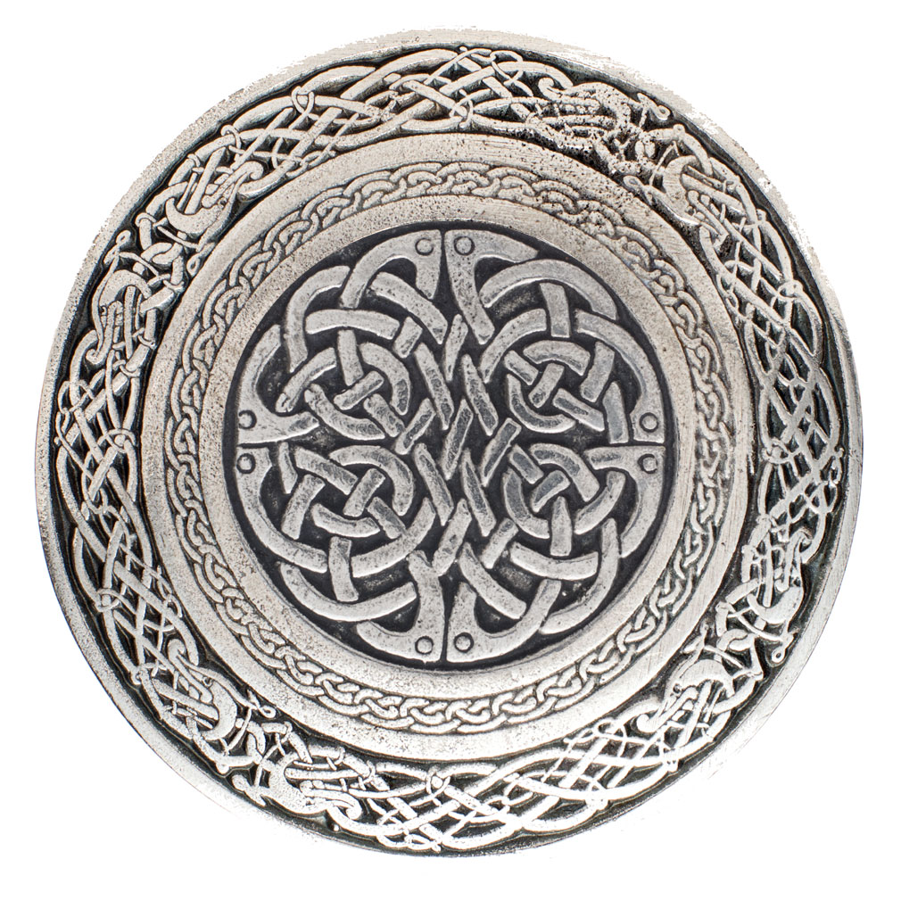 Celtic Knot Circular Belt Buckle