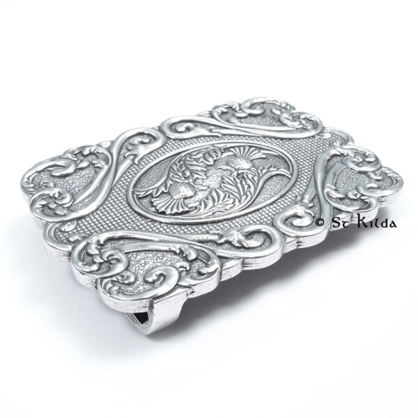 C-BBVT01-Caledonia-This-WMb Caledonia Thistle belt buckle detail