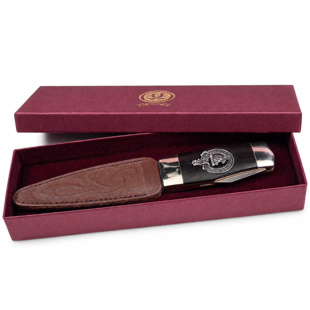 Officer sgian dubh presentation box