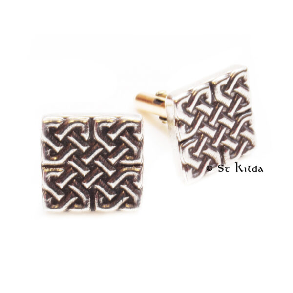 Carved Celtic Knot Celtic Cufflinks Carved Celtic Knot Celtic cufflinks, design C-CCL02