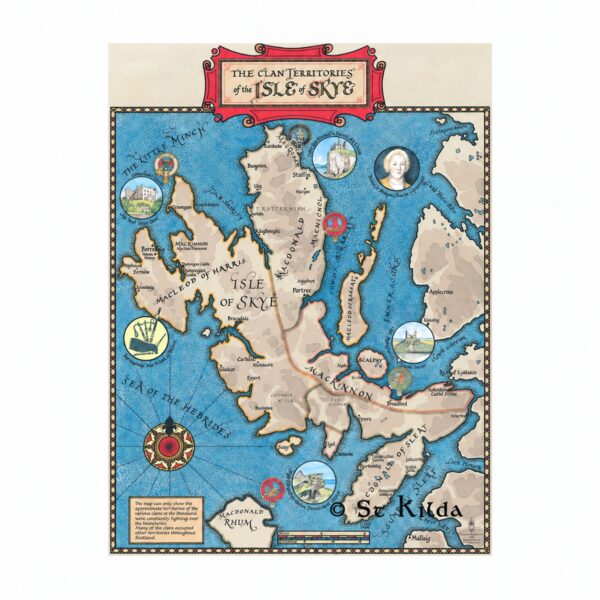 Clan Map of the Isle of Skye product image