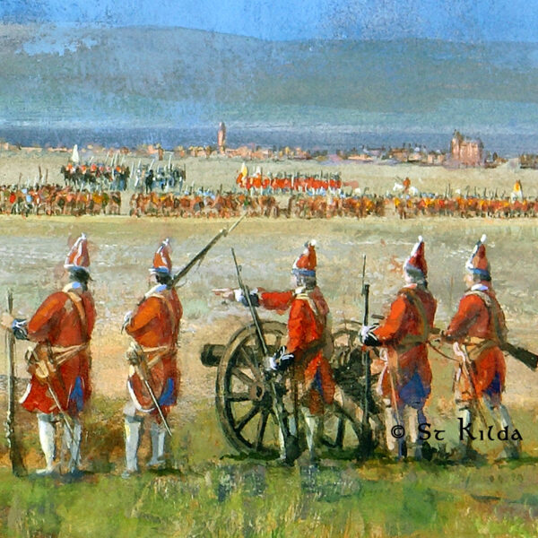 Last Stand of the Clans print detail