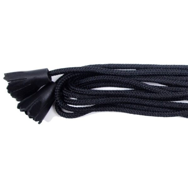 Black leather tassel for ghillie brogue laces