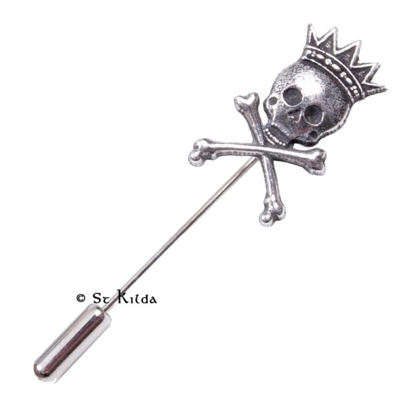 Kirkyard King Death lapel pin by Gaelic Themes