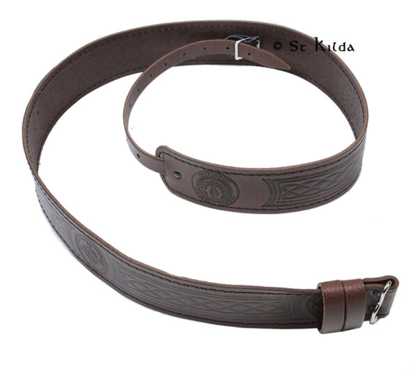Celtic Embossed Kilt Belt