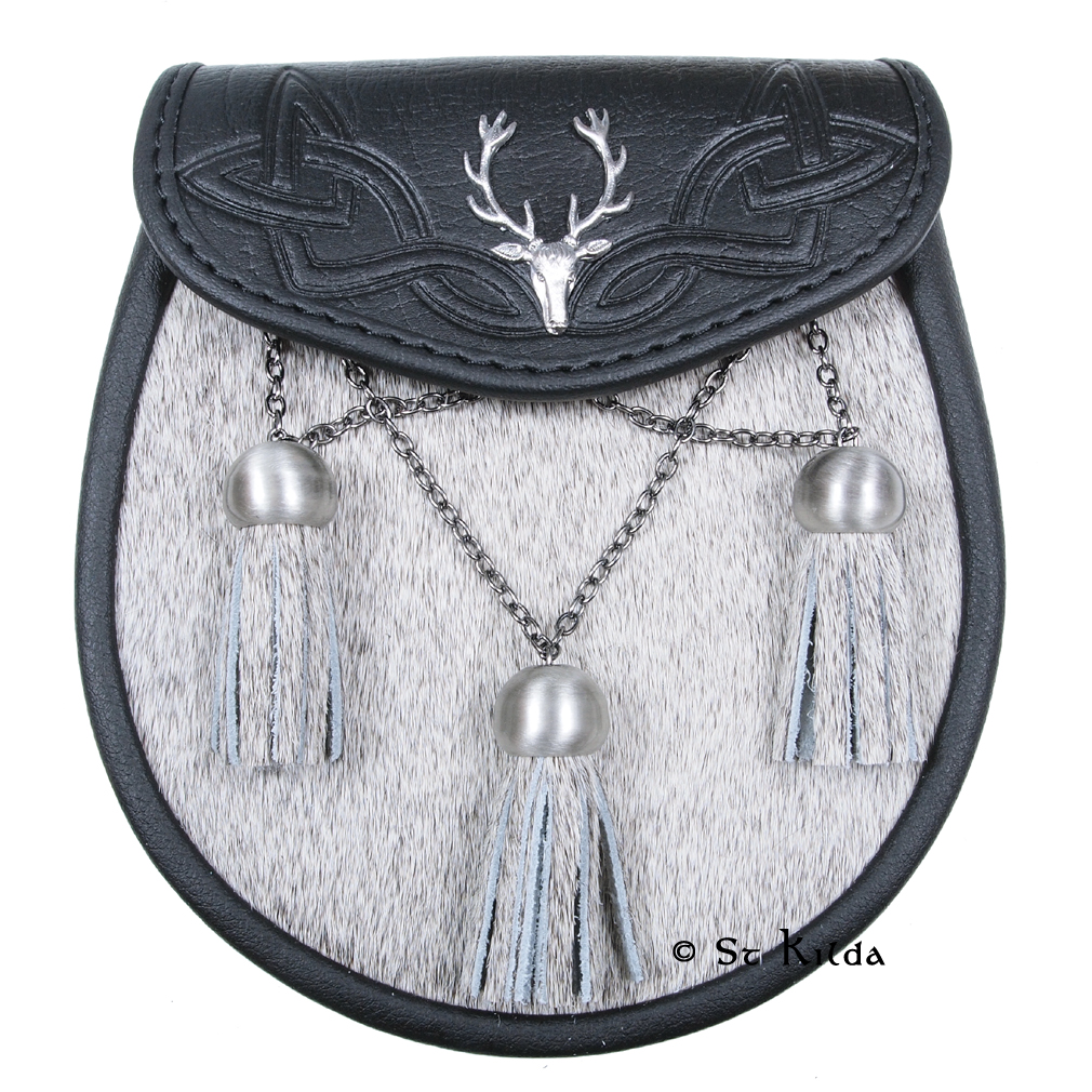 Stag Crest Semi-Dress Sporran, example configuration