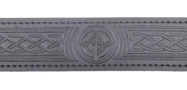 Celtic Embossed Velcro Kilt Belt