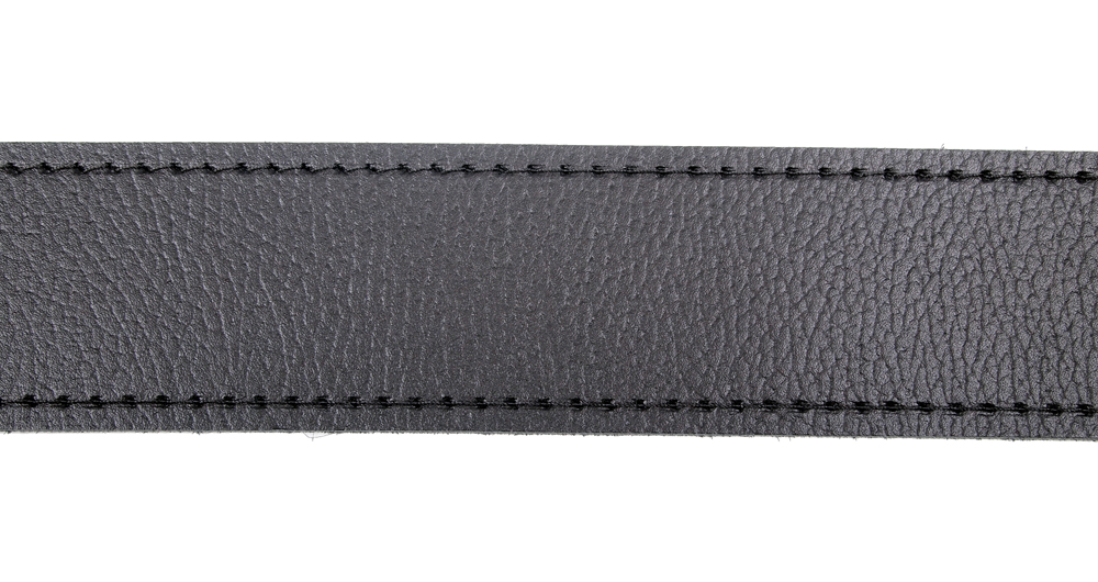 Black Grained Velcro Kilt Belt