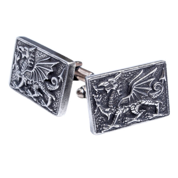 Welsh Dragon cufflinks by Gaelic Themes